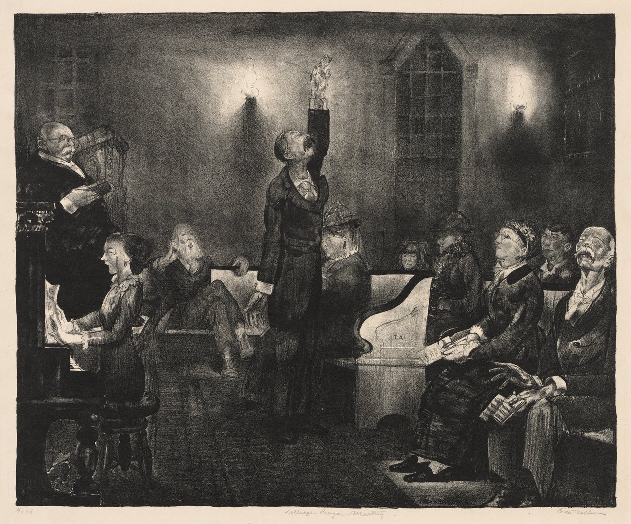 Rukouskokous, Second Stone tekijältä George Bellows
