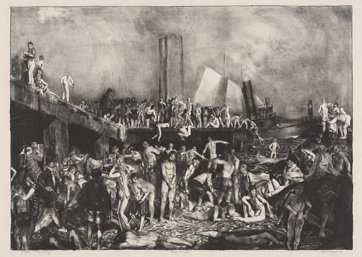 Joenranta tekijältä George Bellows