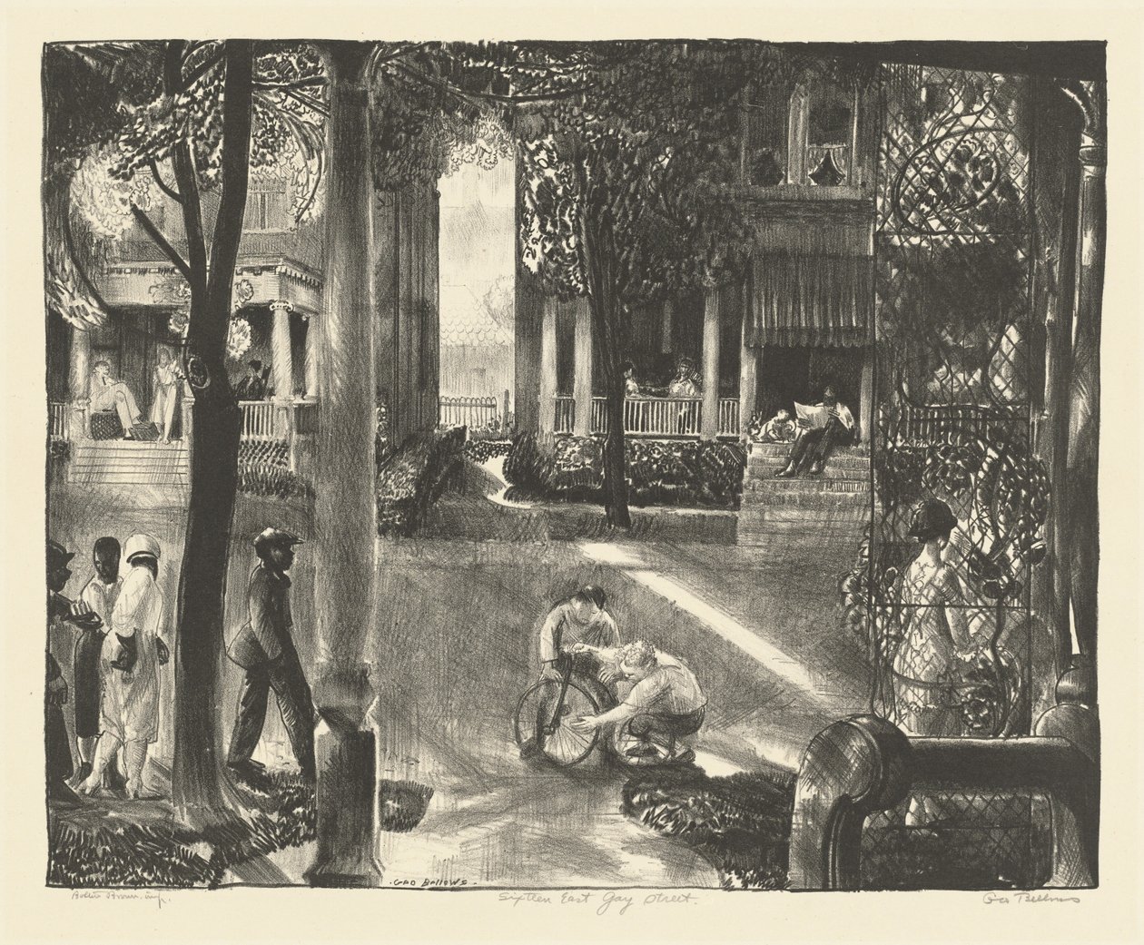 East Gay Street 16 tekijältä George Bellows