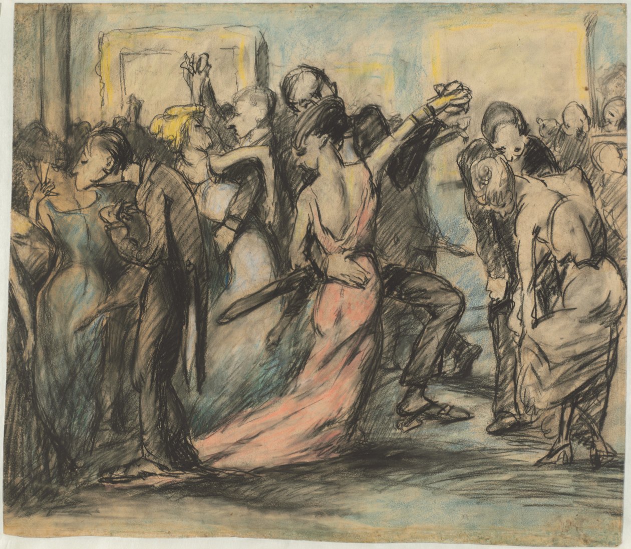 Society Ball [kääntöpuoli] tekijältä George Bellows
