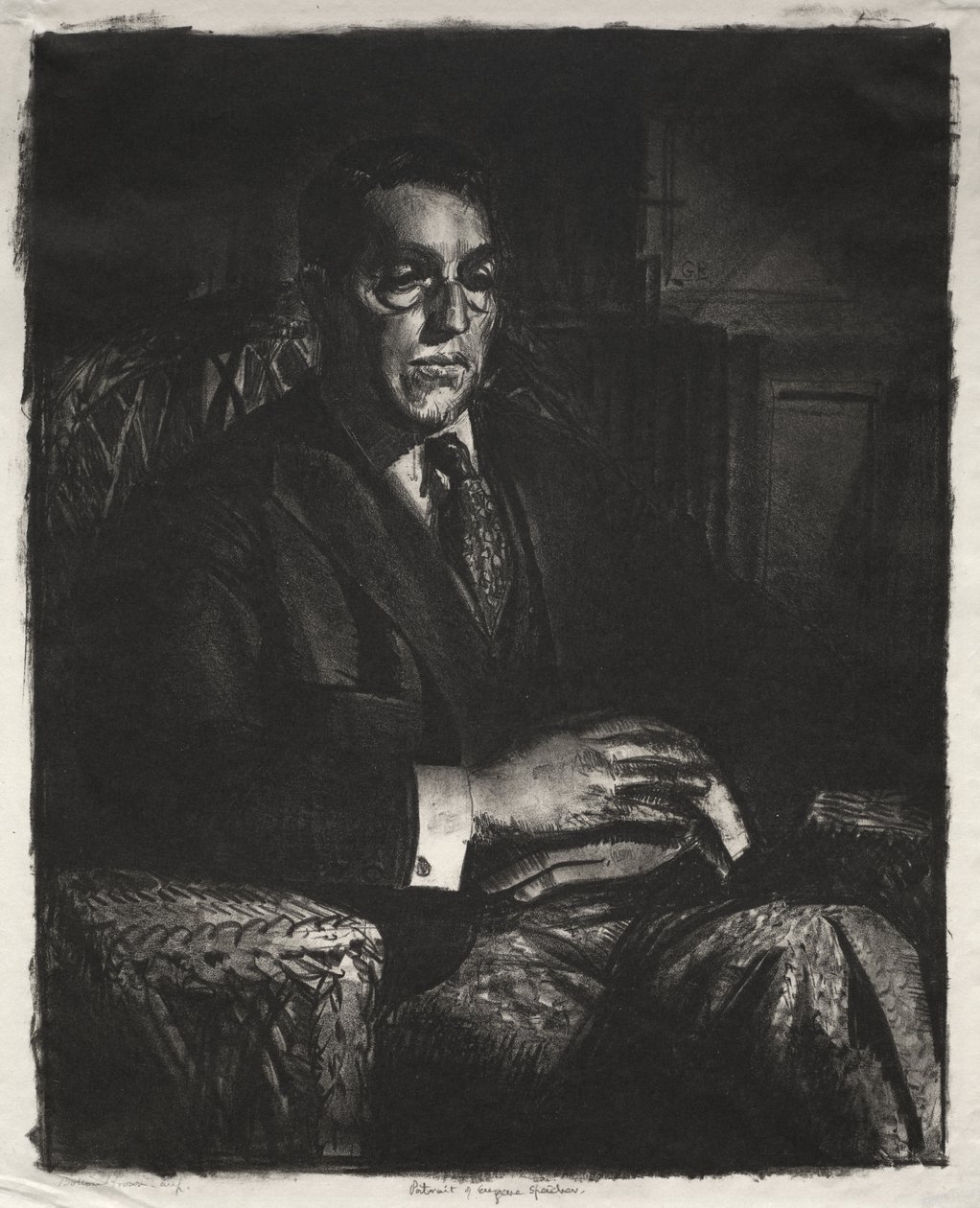 Speicher istumassa tuolissa tekijältä George Bellows