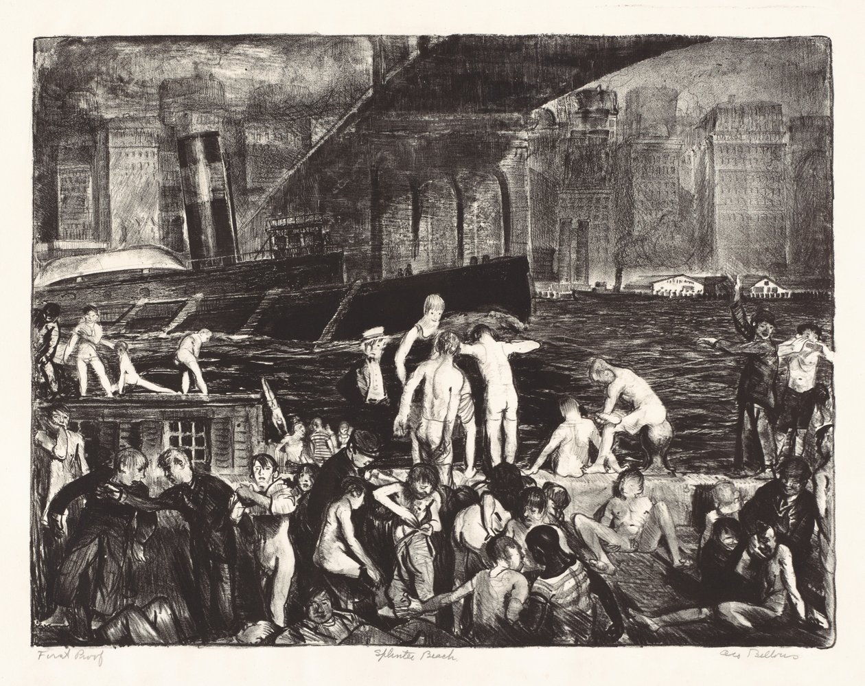 Splinter Beach tekijältä George Bellows