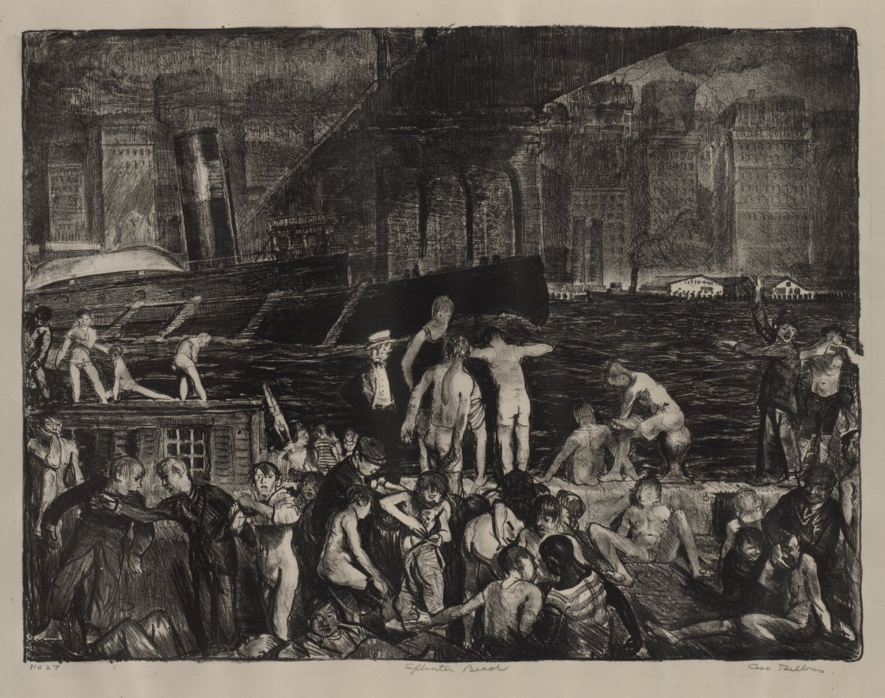 Splinter Beach tekijältä George Bellows