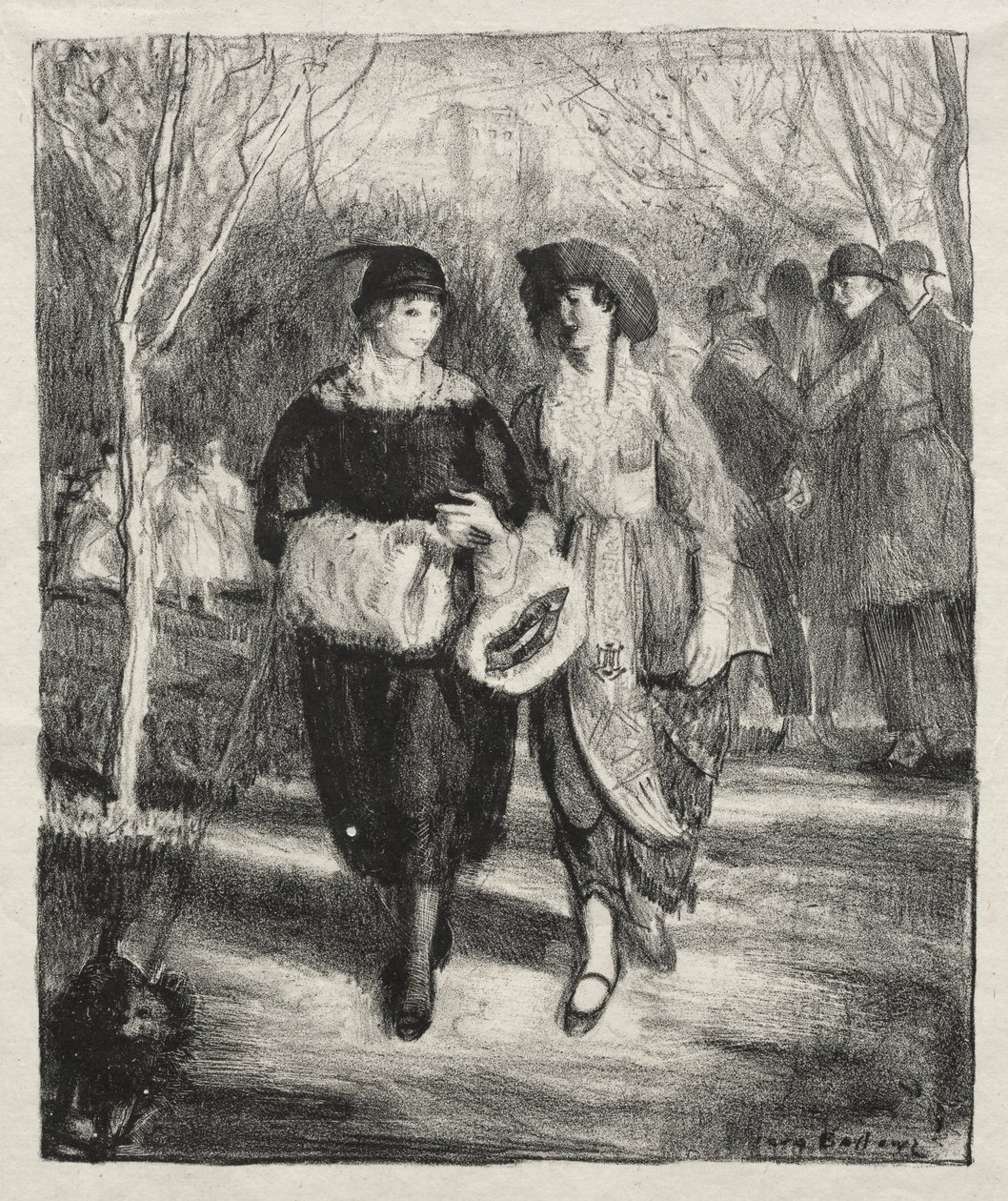 Kevät, Central Park tekijältä George Bellows