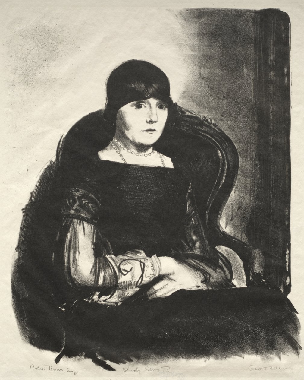 Tutkimus, rouva R. tekijältä George Bellows