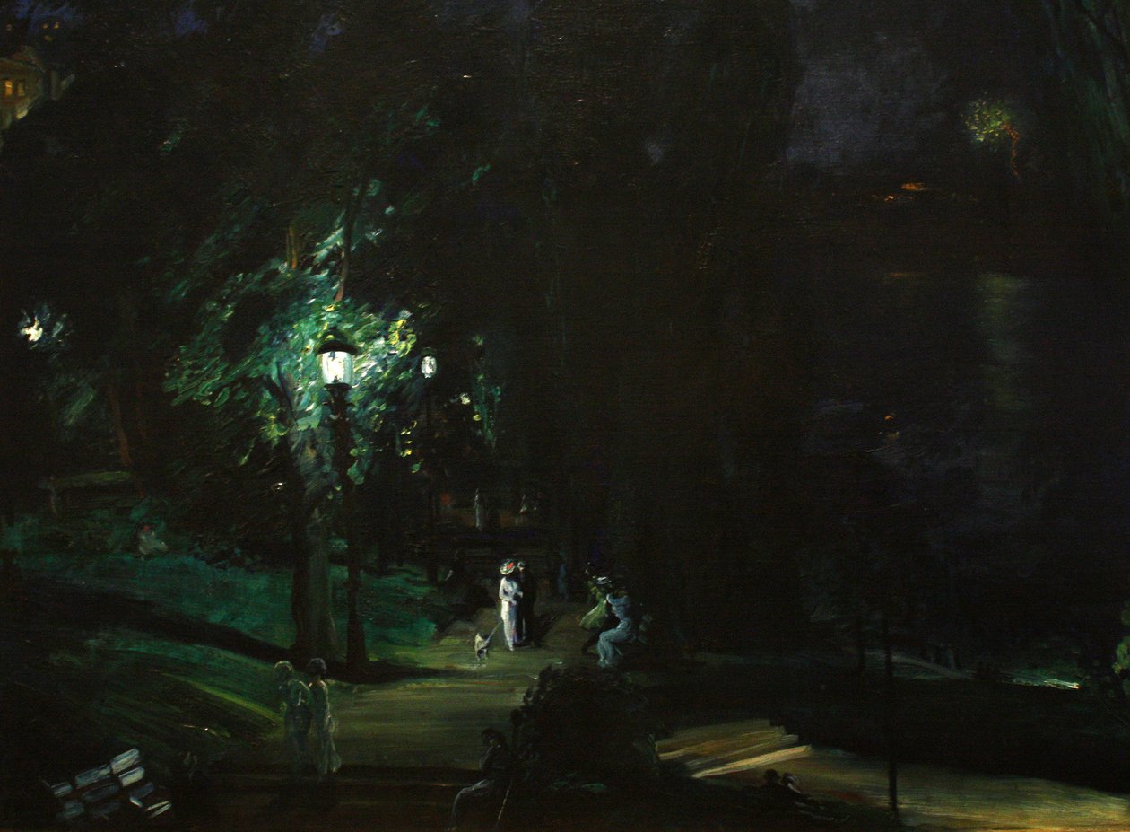 Kesäyö, Riverside Drive tekijältä George Bellows