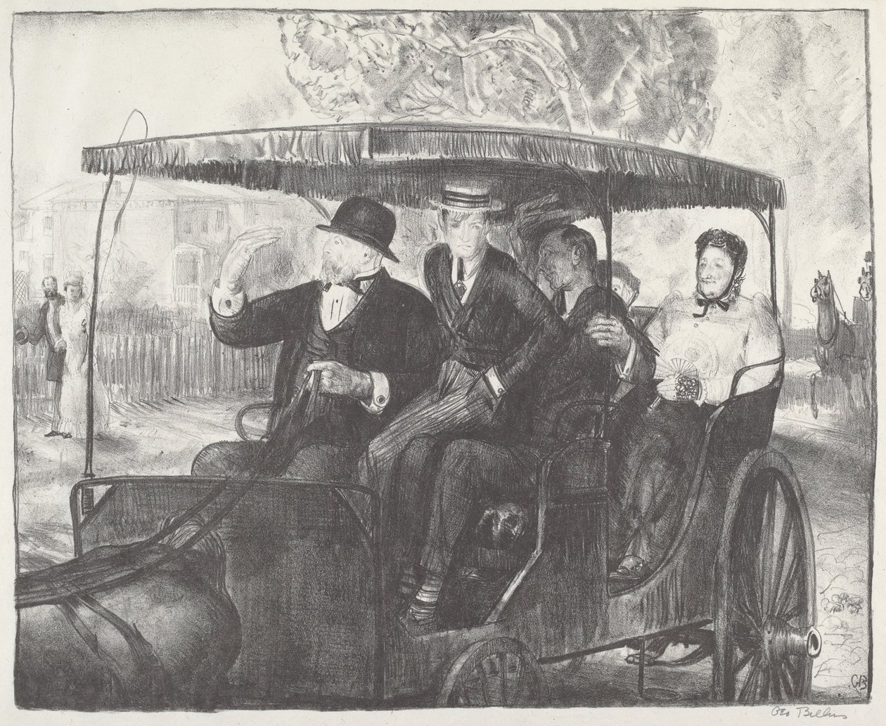 Sunnuntai 1897 tekijältä George Bellows