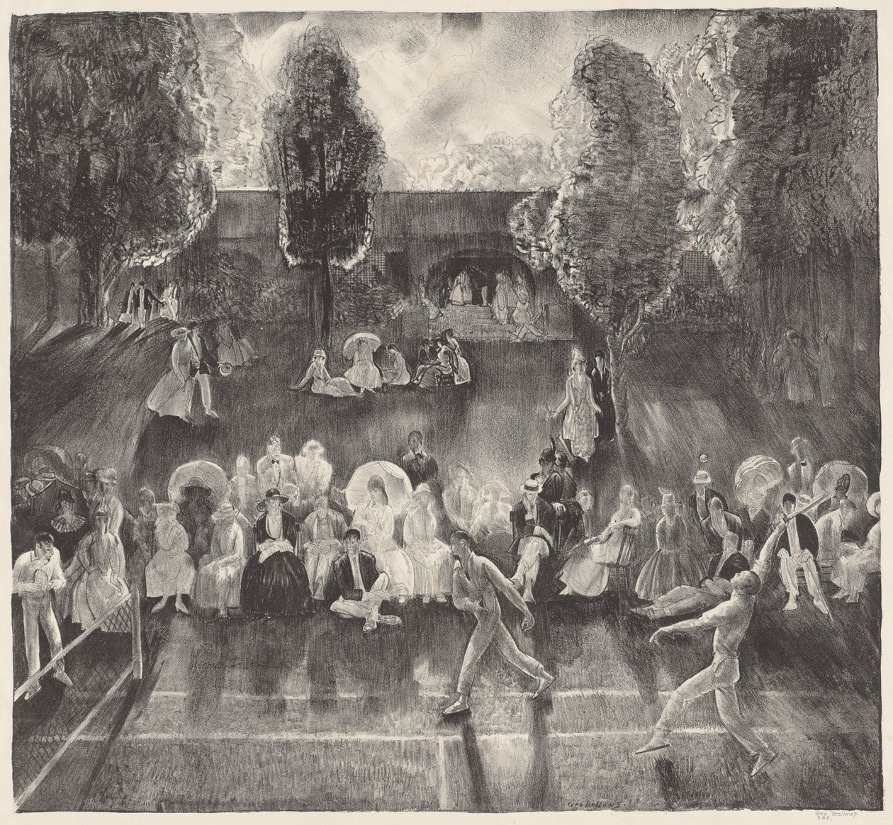 Tennis tekijältä George Bellows