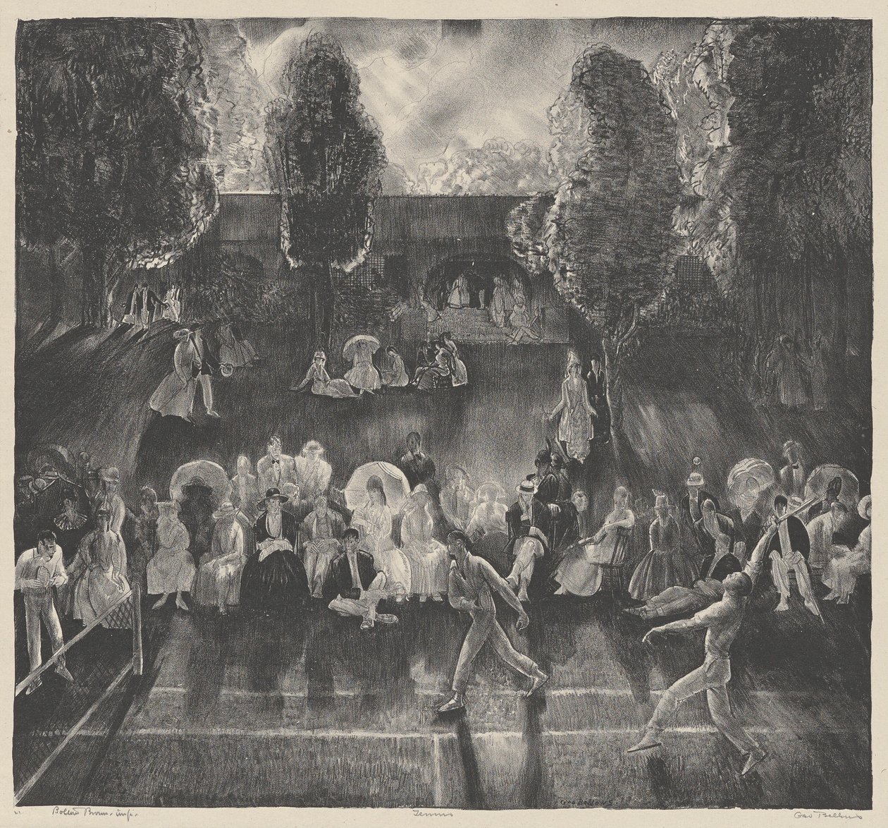 Tennis tekijältä George Bellows