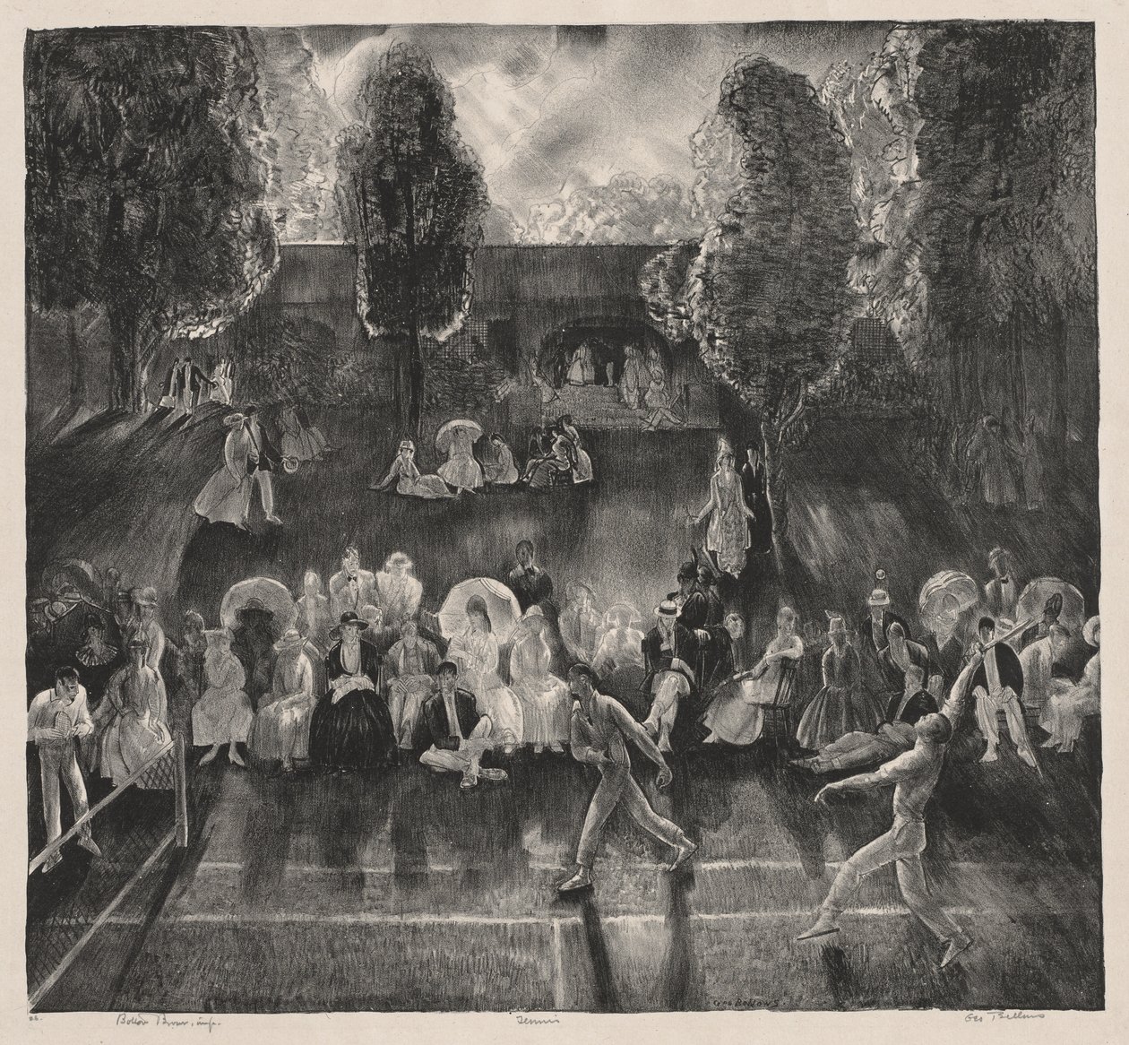 Tennis tekijältä George Bellows