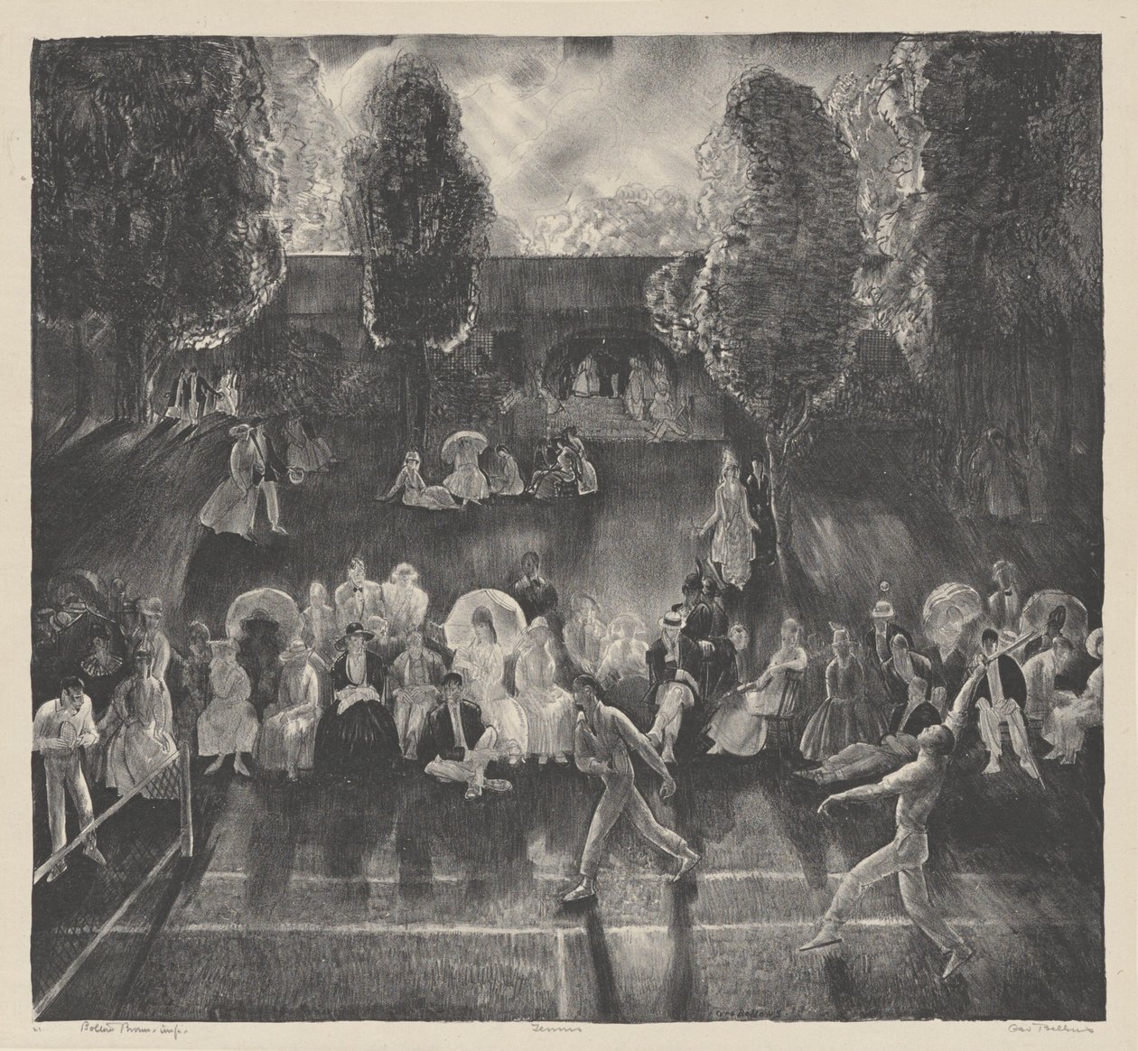 Tennis tekijältä George Bellows