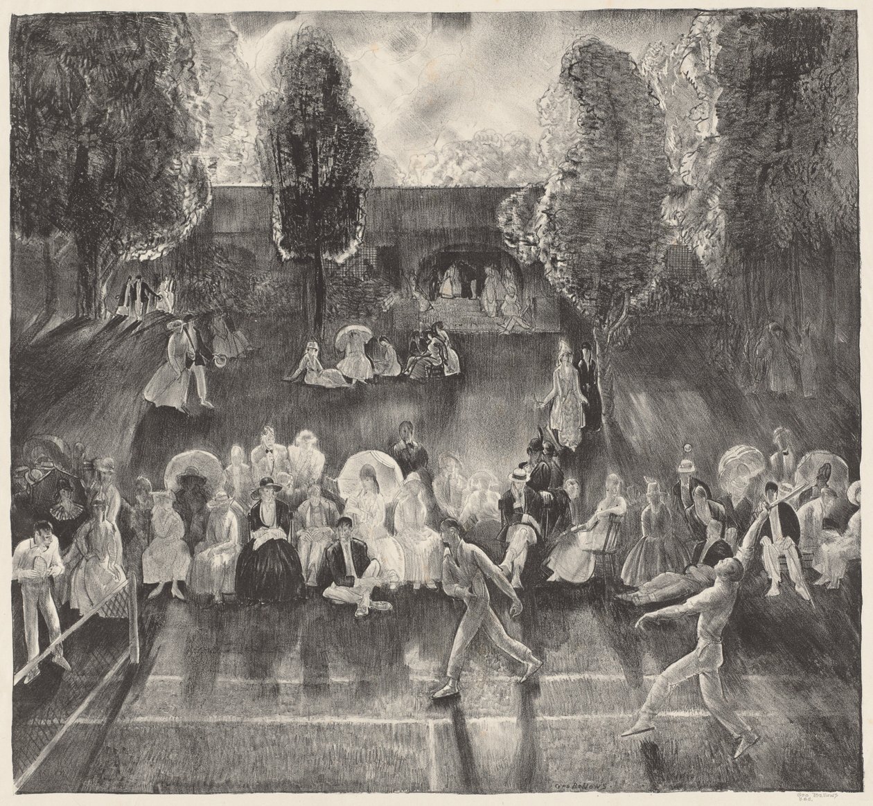 Tennis tekijältä George Bellows