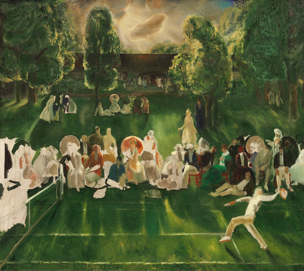 Tennis Turnaus tekijältä George Bellows