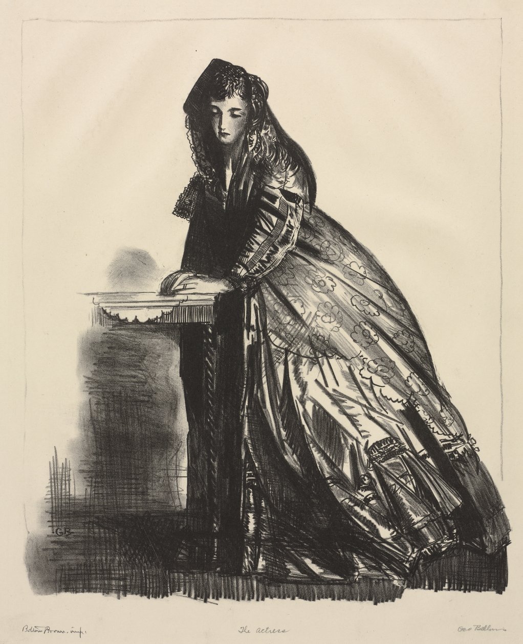 Näyttelijätär tekijältä George Bellows