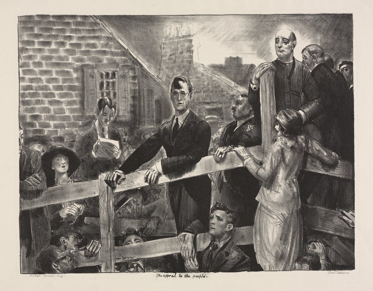 Vetoomus kansaan tekijältä George Bellows