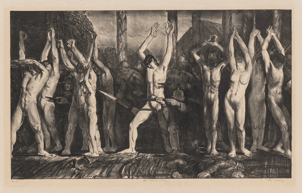 Barricade, Ensimmäinen kivi tekijältä George Bellows