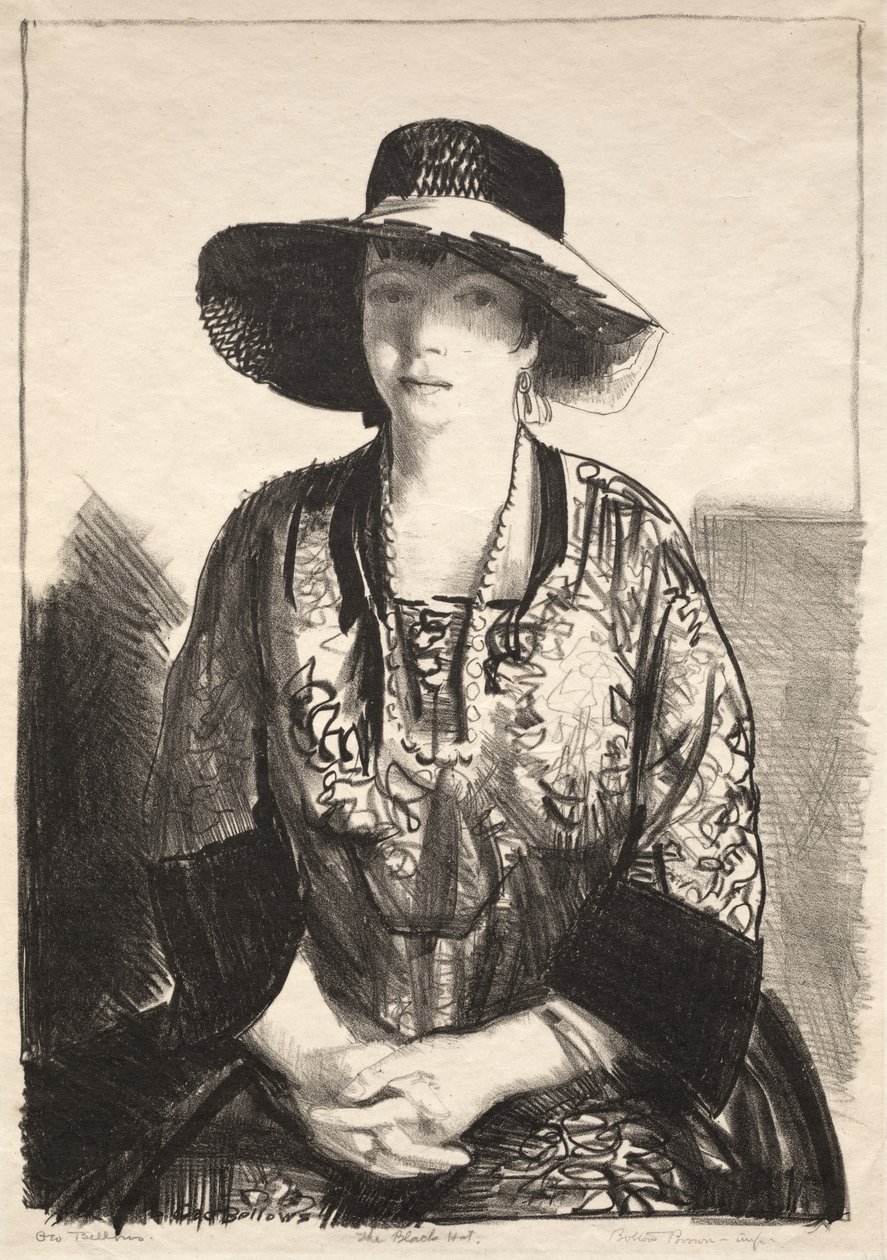 Musta hattu tekijältä George Bellows