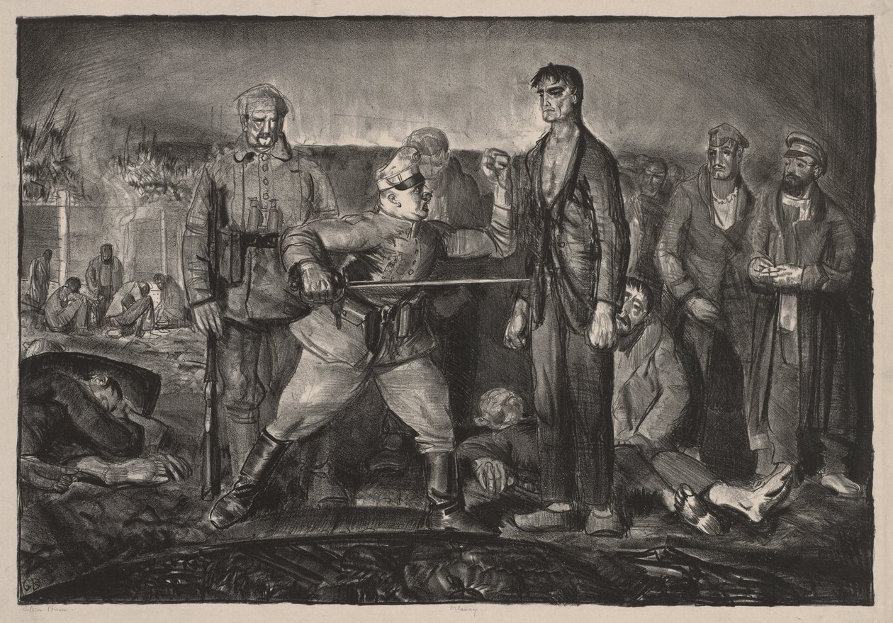 Kersantti Delaneyn tapaus tekijältä George Bellows