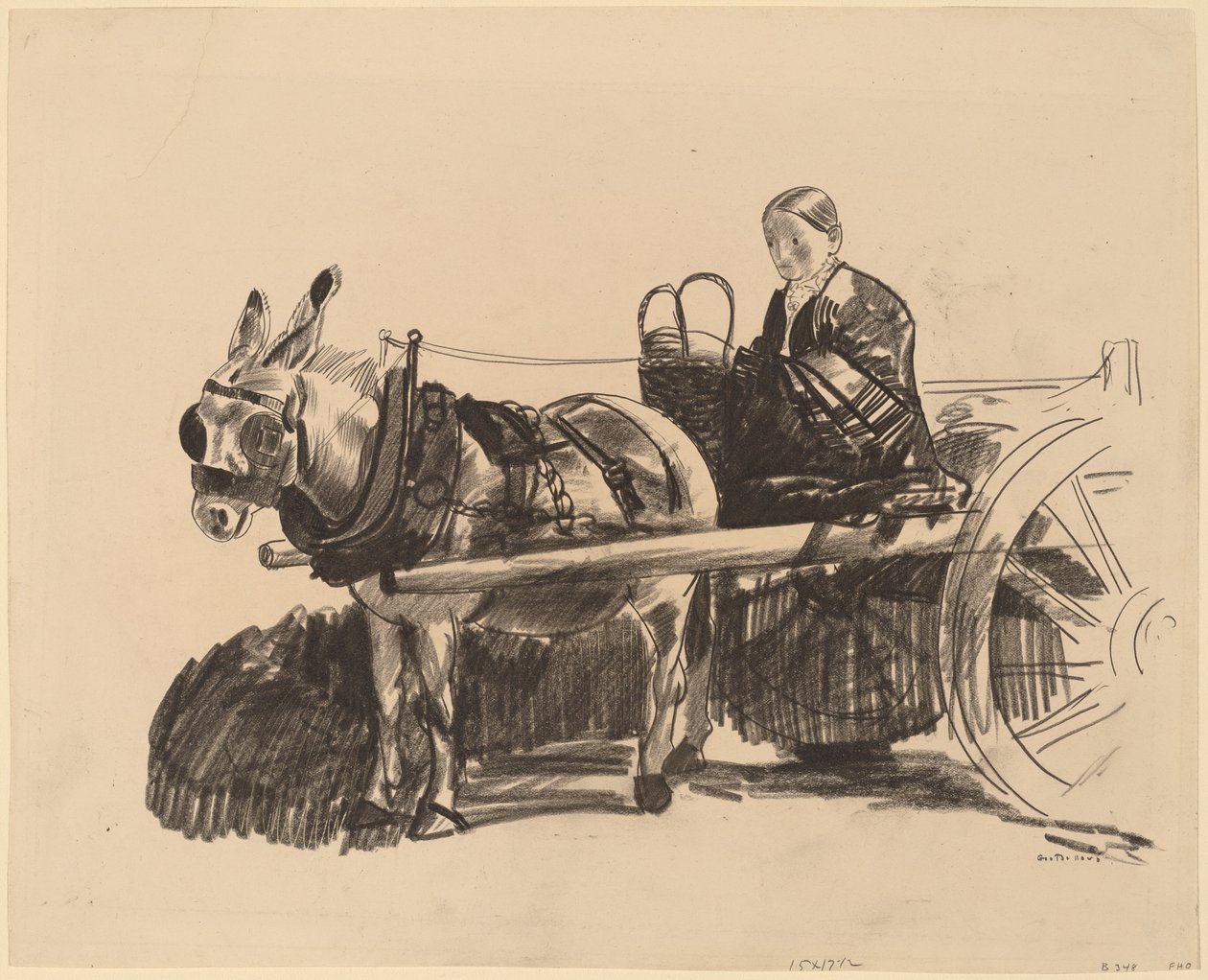 Aasin kärryt tekijältä George Bellows