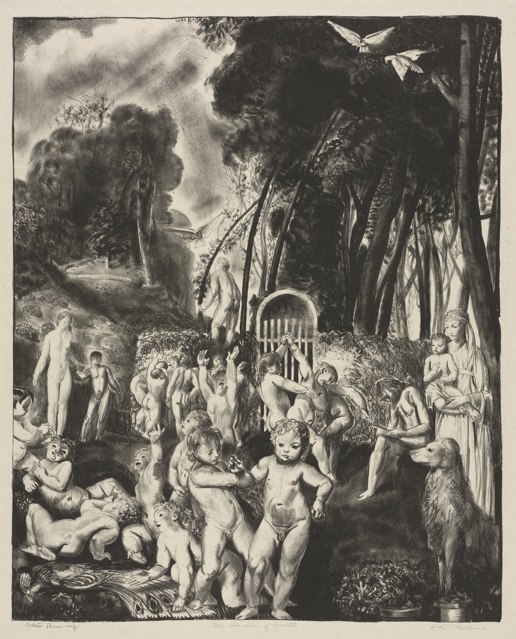 Kasvun puutarha tekijältä George Bellows