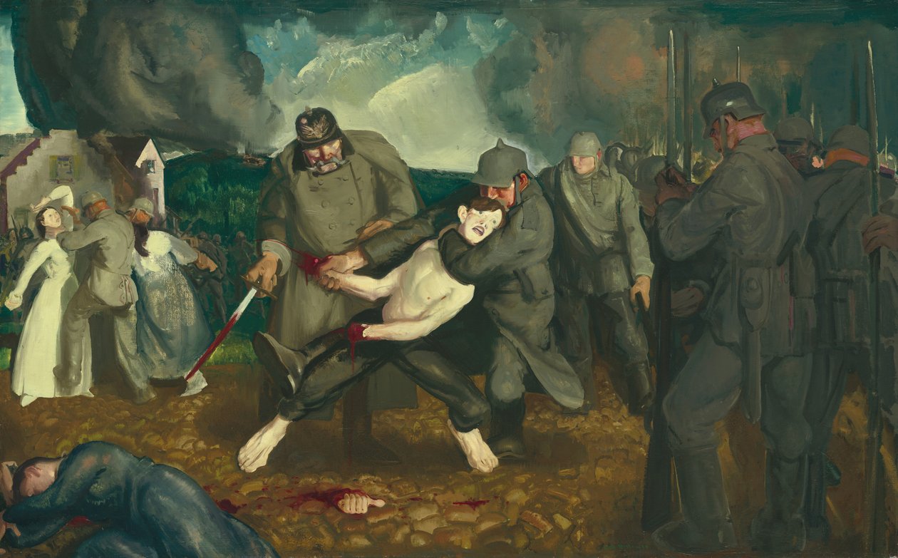 Saksalaiset saapuvat tekijältä George Bellows