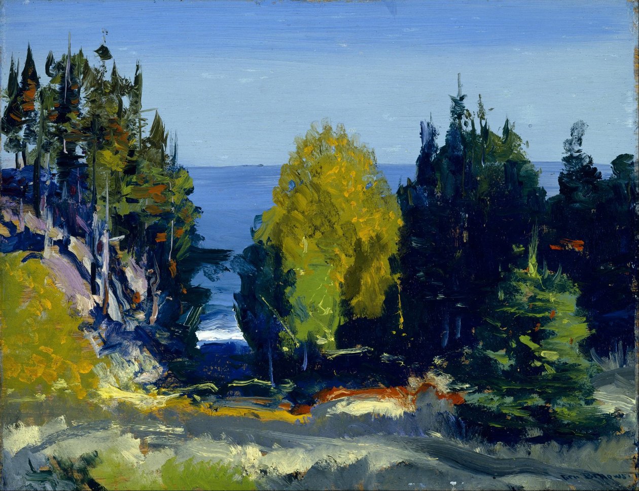 The Grove – Monhegan tekijältä George Bellows