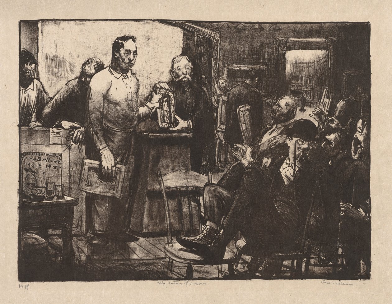Valamiehistö tekijältä George Bellows