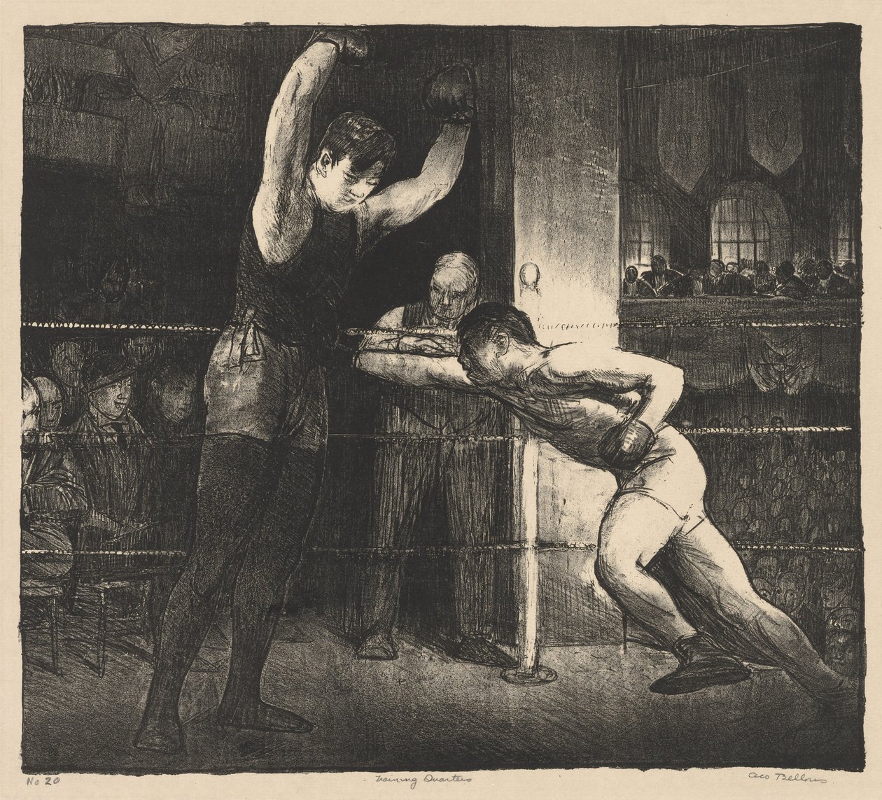Harjoitusmajoitus tekijältä George Bellows