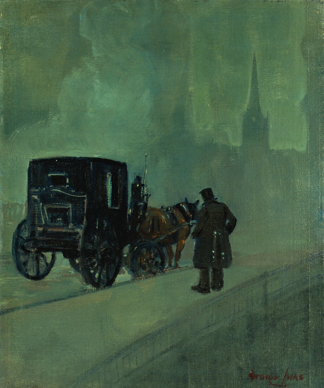 Sumuinen yö, New York tekijältä George Benjamin Luks
