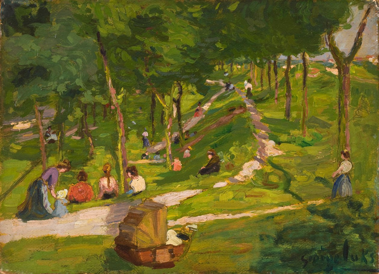 New Yorkin puisto tekijältä George Benjamin Luks