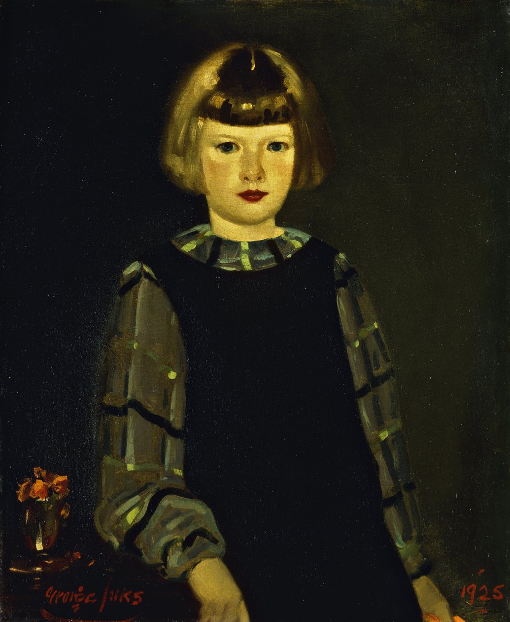 Neiti Ruth Breslinin muotokuva tekijältä George Benjamin Luks