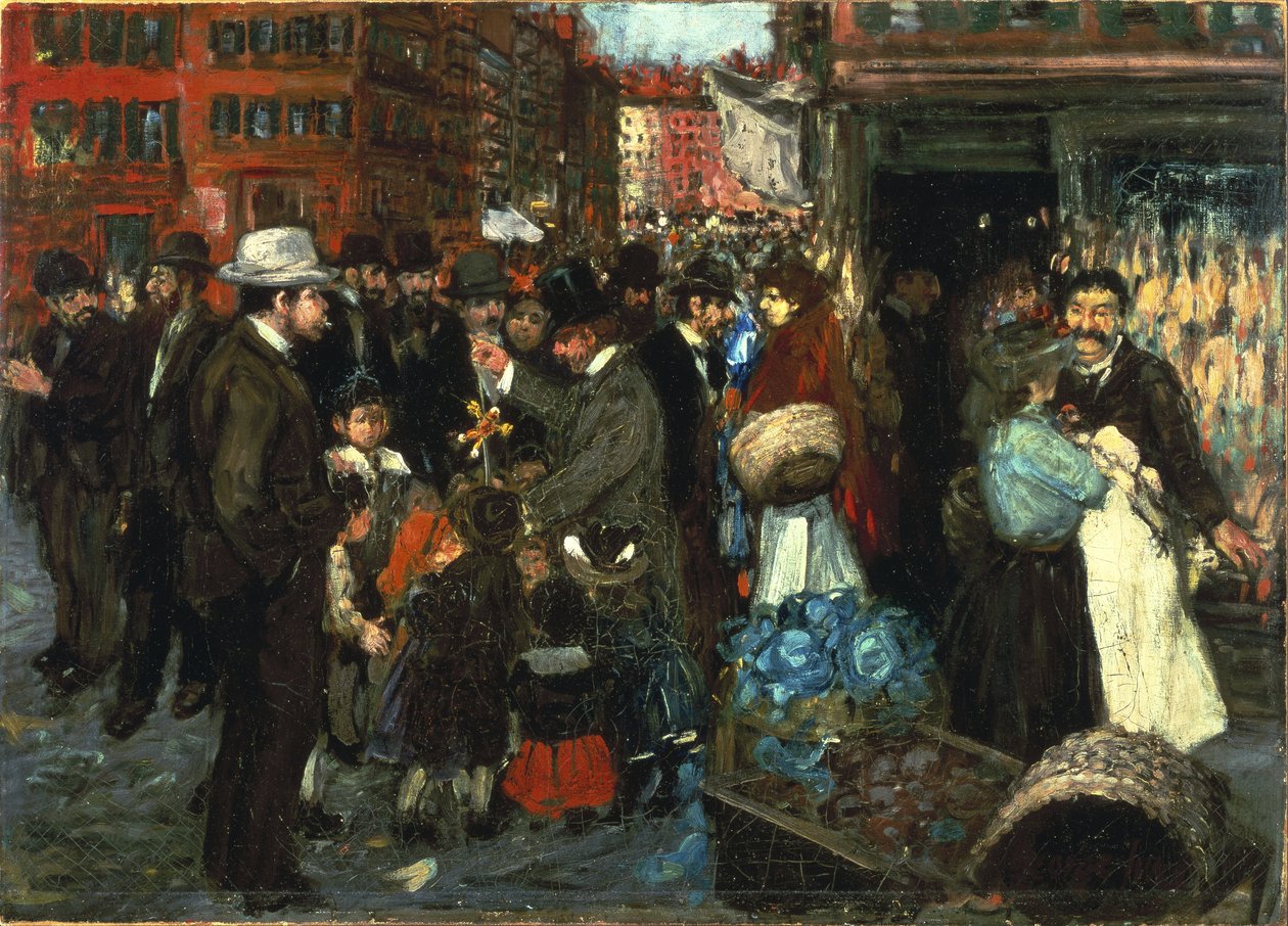 Katukuvaus (Hester Street) tekijältä George Benjamin Luks