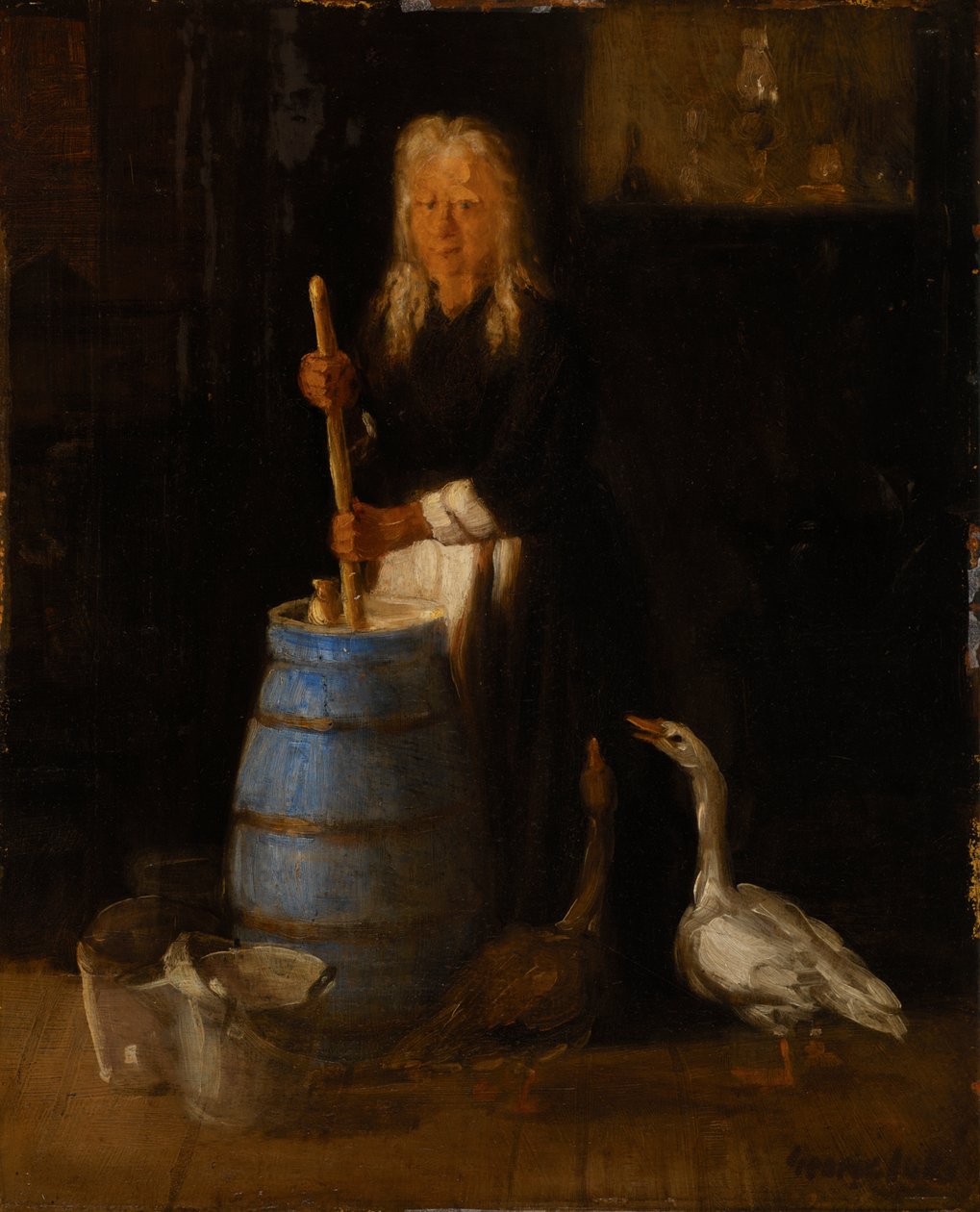 Sininen churn tekijältä George Benjamin Luks