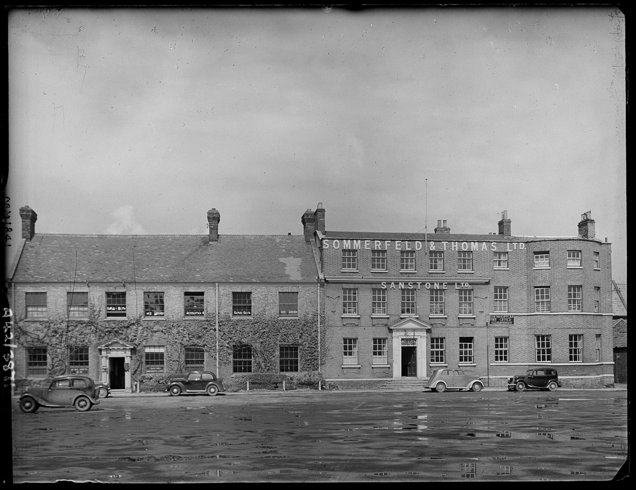Tiistai Market Place, Kings Lynn, Kings Lynn ja West Norfolk, Norfolk, 1942. tekijältä George Bernard Mason