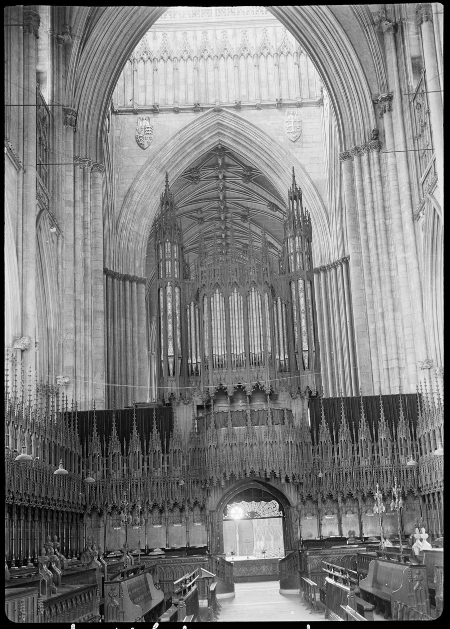 York Minster, Minster Yard, York, 1942. tekijältä George Bernard Wood