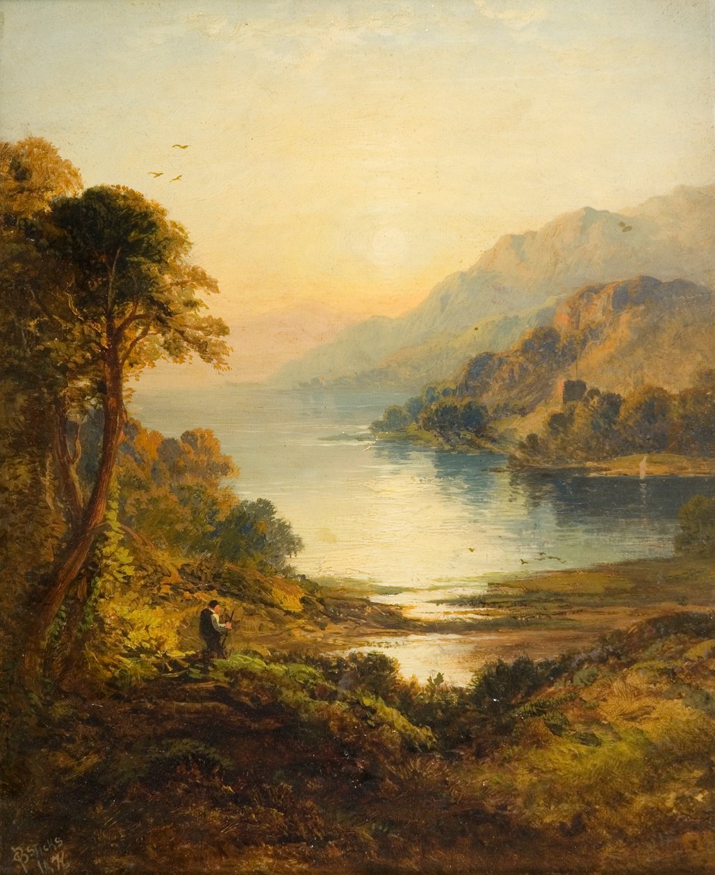 Kyles of Bute, Argyll, 1876 tekijältä George Blackie Sticks
