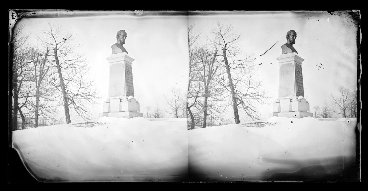 Paynesin rintakuva, Prospect Park, Brooklyn, 1872-87 (märkäkollodion negatiivinen) tekijältä George Bradford Brainerd
