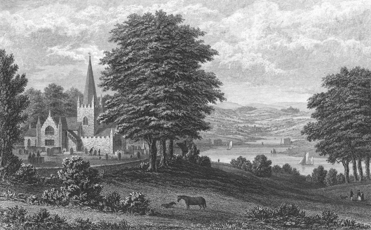 Whippingham Church, Isle of Wight, 1851 tekijältä George Brannon