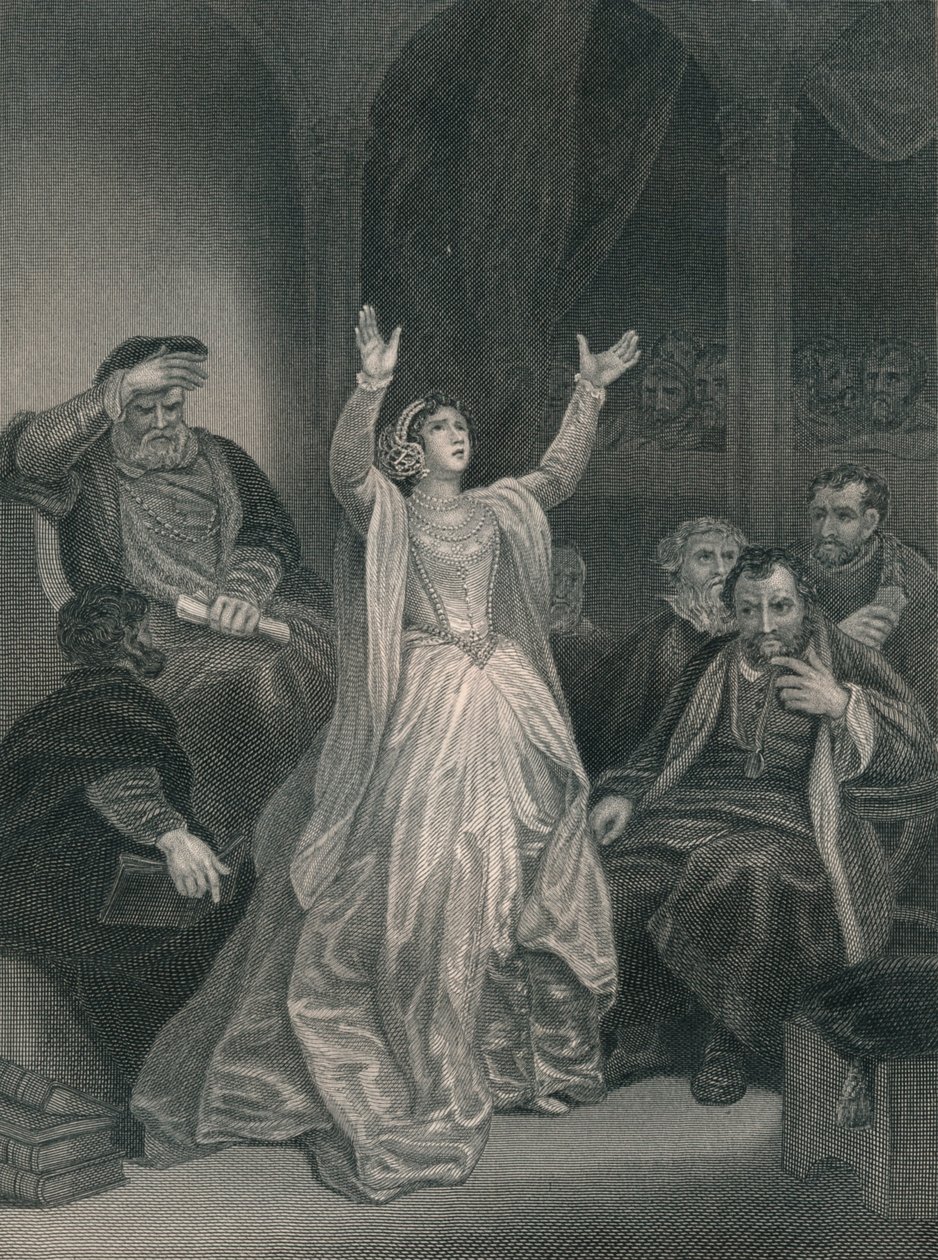 Anne Boleynin tuomio, 1800-luvun puoliväli. tekijältä George C. Finden