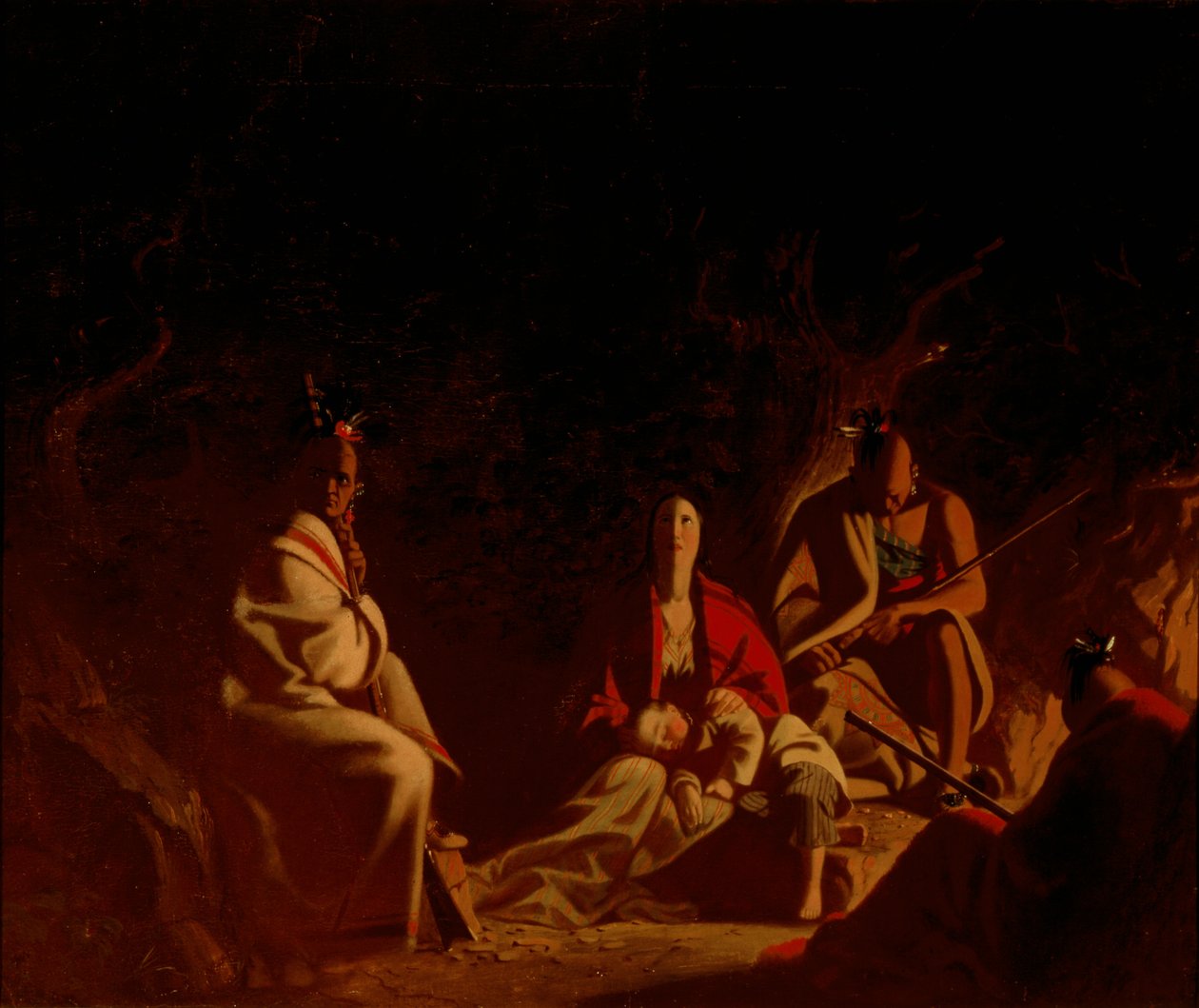 Intiaanien vangiksi tekijältä George Caleb Bingham