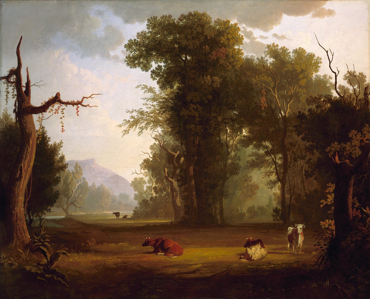 Maisema karjan kanssa tekijältä George Caleb Bingham