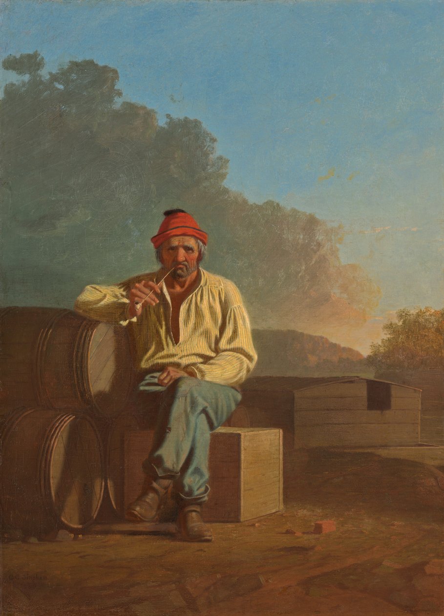 Mississippi Boatman, 1850. tekijältä George Caleb Bingham