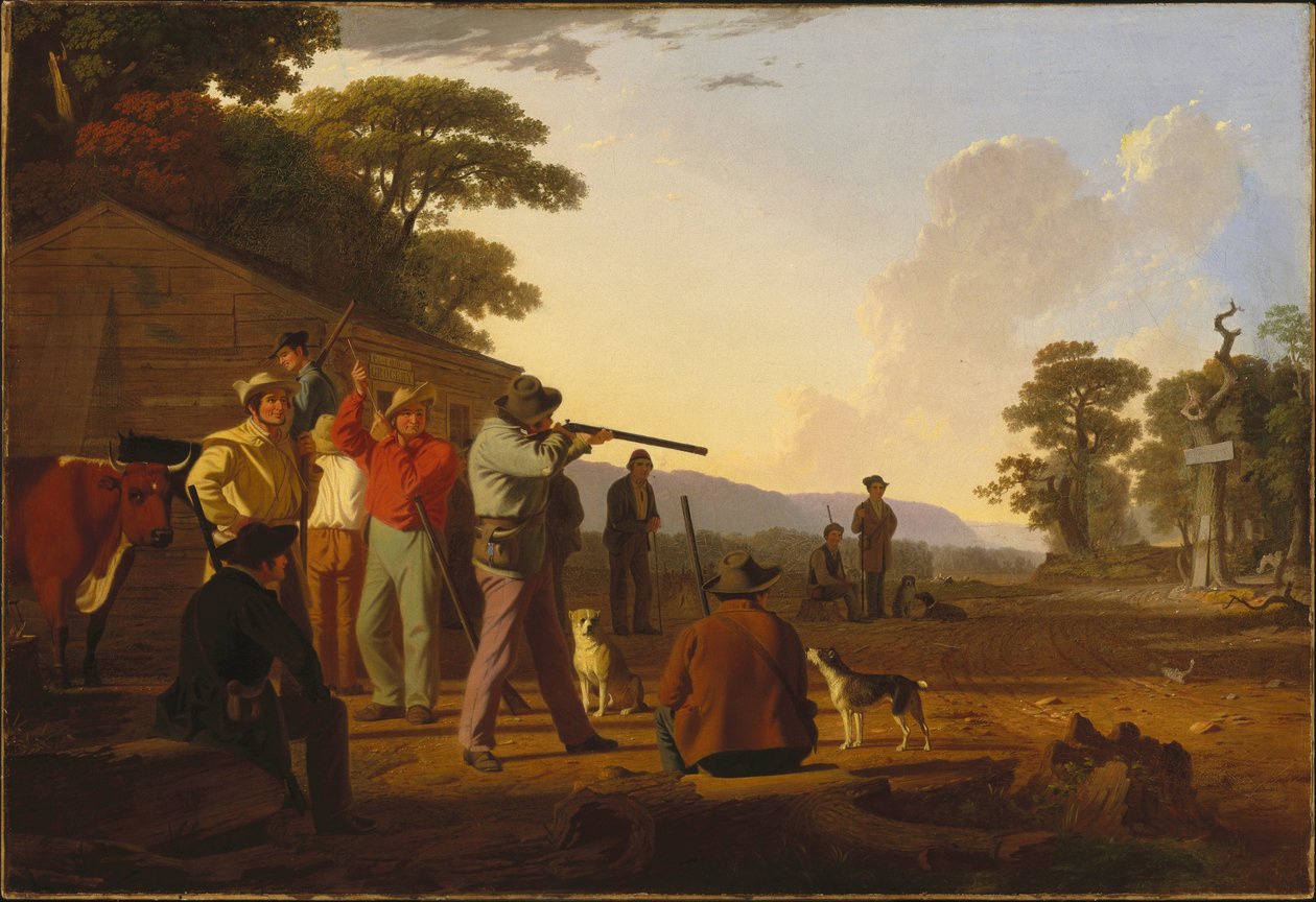 Naudanlihaa varten ampuminen tekijältä George Caleb Bingham