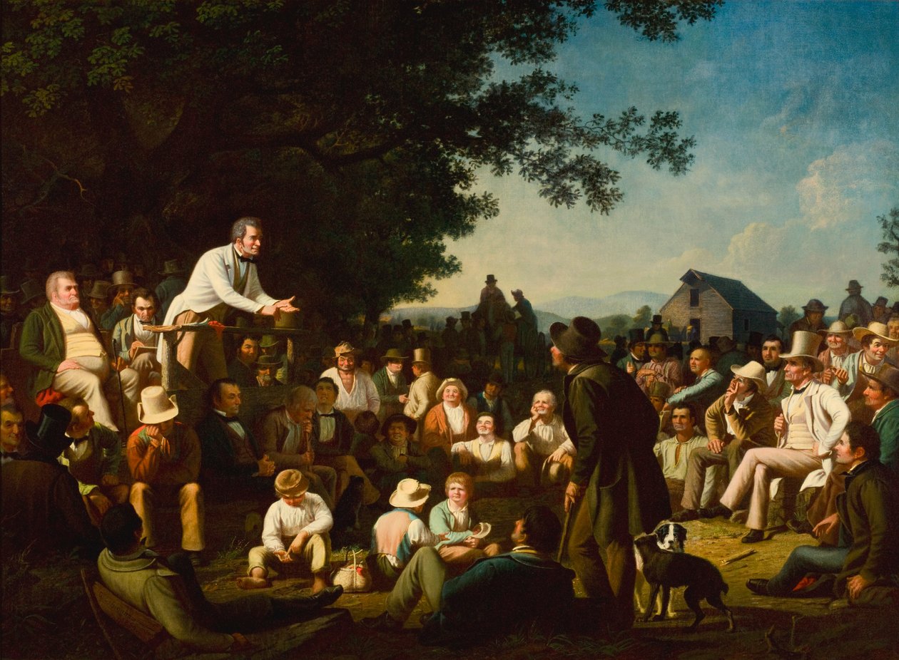Stump puhuminen tekijältä George Caleb Bingham