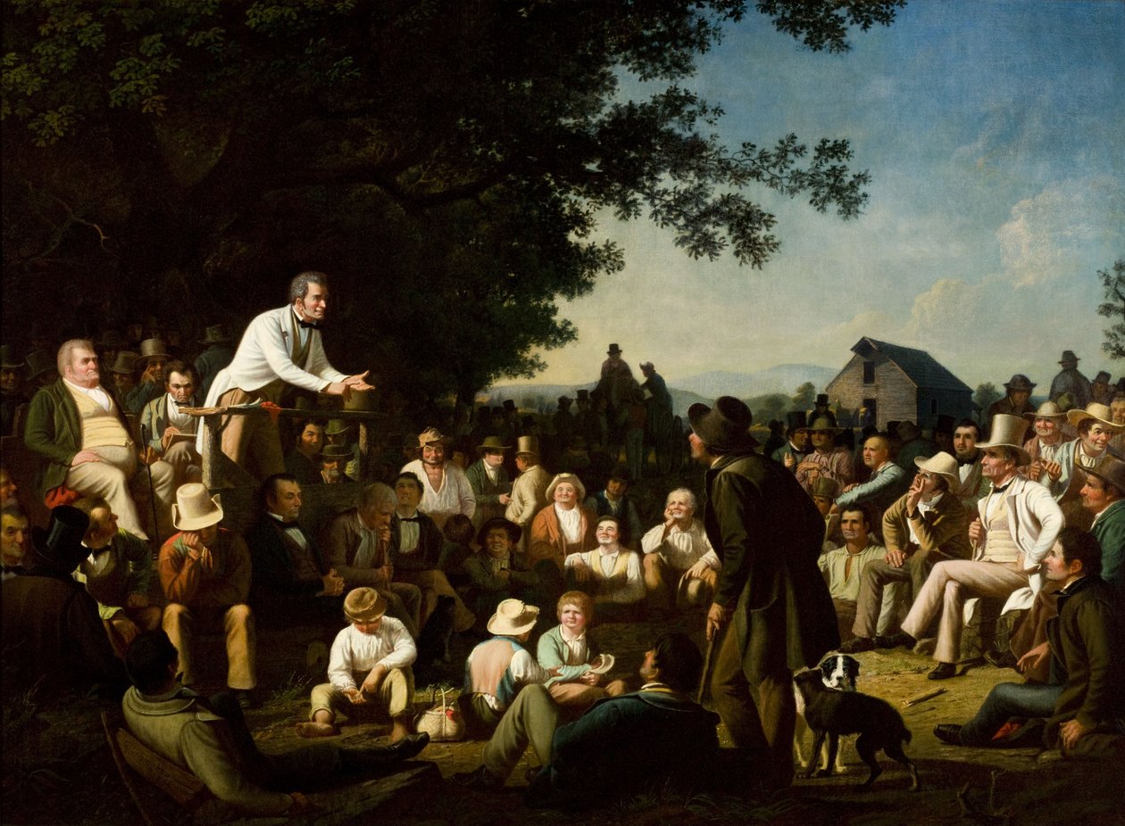 Stump Speaking tekijältä George Caleb Bingham