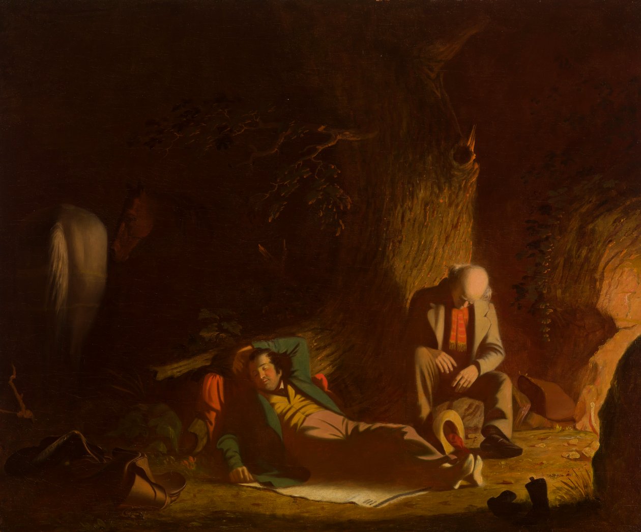Myöhästyneet matkailijat tekijältä George Caleb Bingham