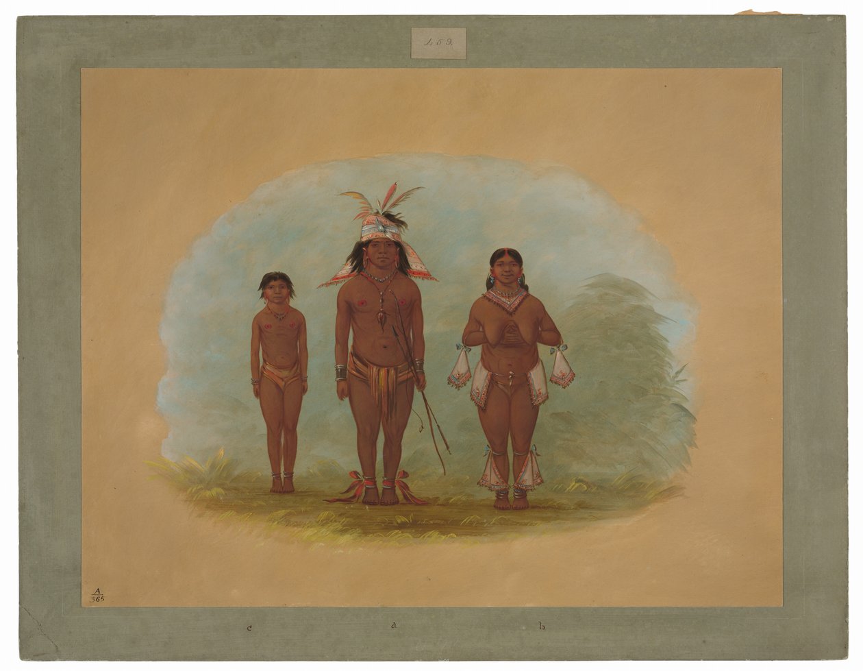 Chetibo-perhe tekijältä George Catlin