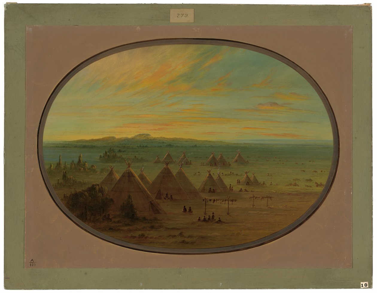 Variskylä Lohijoella tekijältä George Catlin