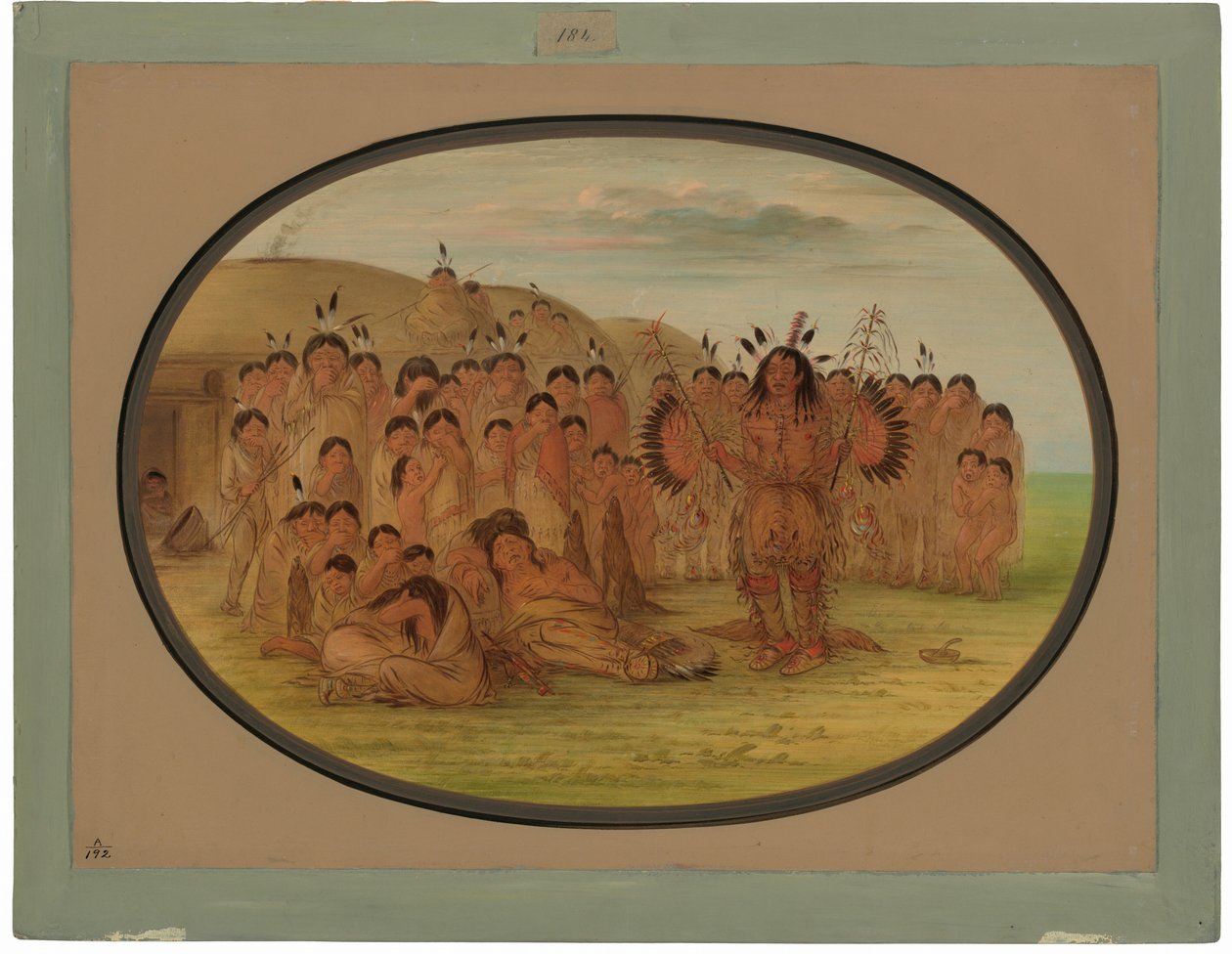 Mandanilainen lääkemies tekijältä George Catlin
