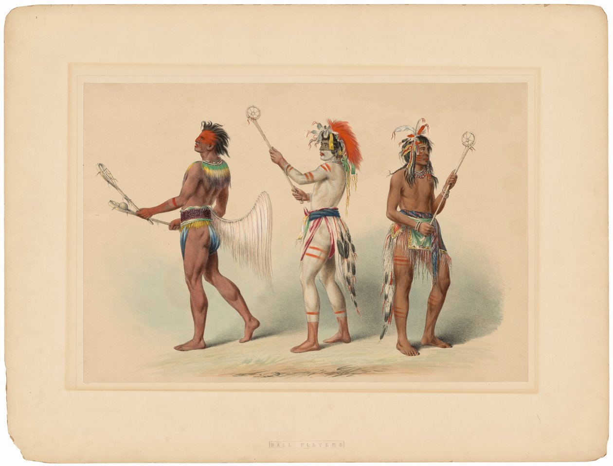 Pallonpelaajat tekijältä George Catlin